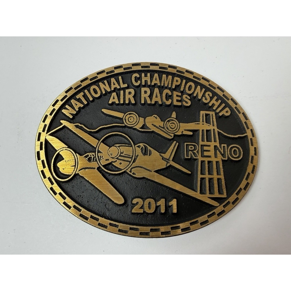 Reno 2011 Air Races National Championship Limited Edition Belt Buckle Nevada